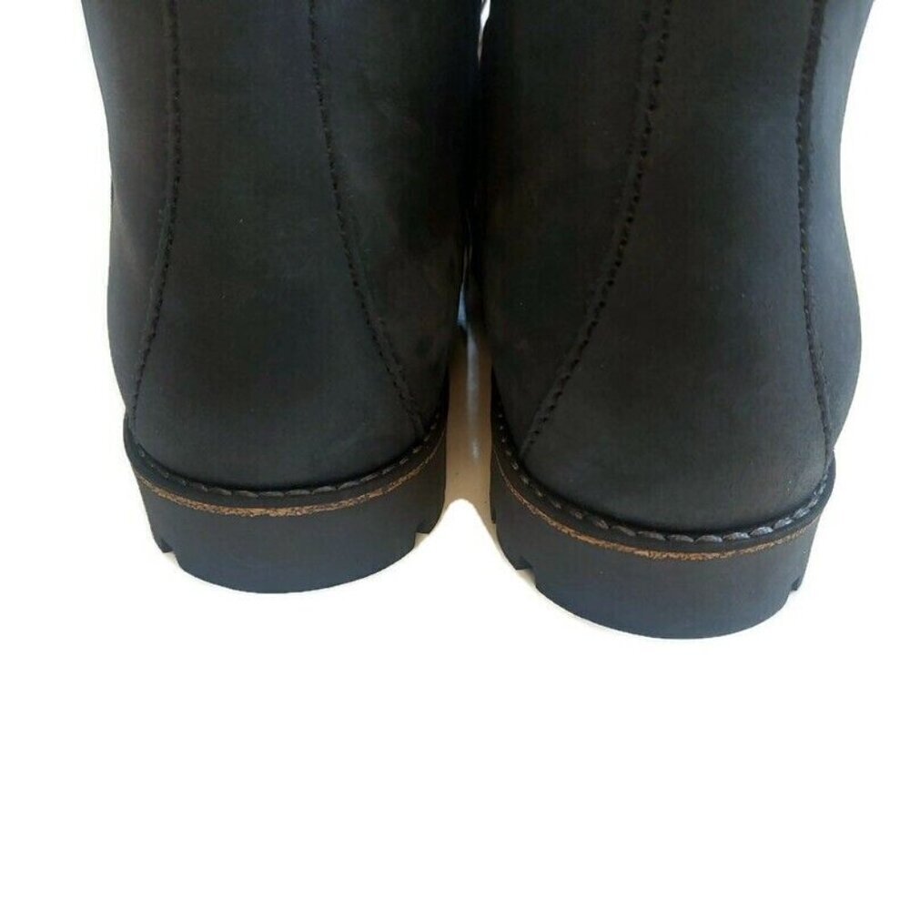 Birkenstock Jackson Nubuck Leather Laced Boots Womens Size 7-7.5 Black EU 38 - Picture 7 of 10